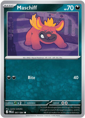 Maschiff card from ME05: Pitch Black