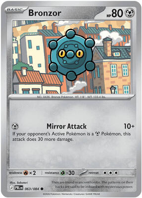 Bronzor card from ME05: Pitch Black
