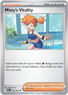 Misty's Vitality - 080/084 card from ME05: Pitch Black