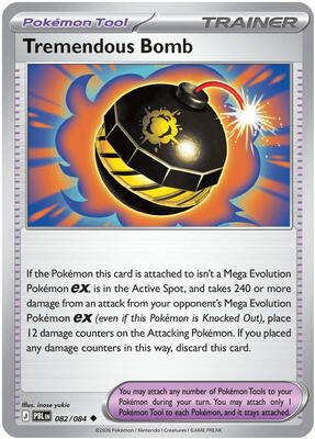 Tremendous Bomb - 082/084 card from ME05: Pitch Black