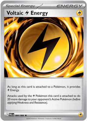 Voltaic Lightning Energy card from ME05: Pitch Black