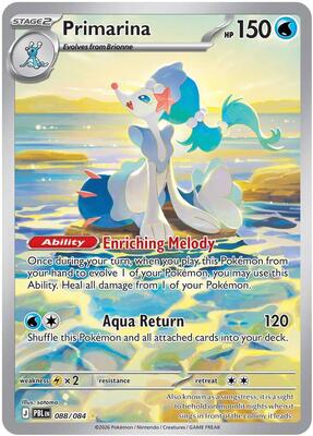 Primarina - 088/084 card from ME05: Pitch Black