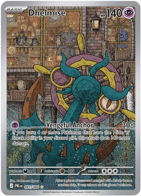 Dhelmise - 091/084 card from ME05: Pitch Black