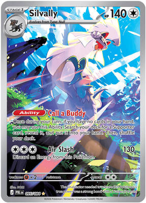 Silvally - 095/084 card from ME05: Pitch Black
