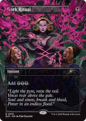 Dark Ritual (2678) card from Secret Lair Drop Series