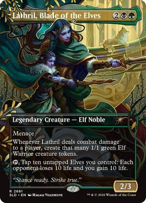 Lathril, Blade of the Elves card from Secret Lair Drop Series