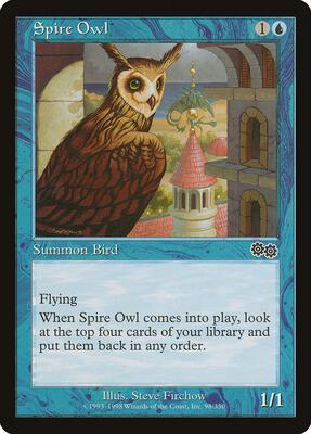 Spire Owl card from Urza's Saga