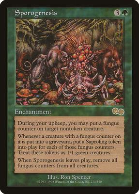 Sporogenesis card from Urza's Saga