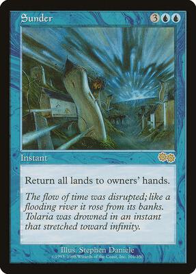 Sunder card from Urza's Saga