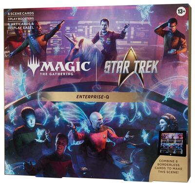 Star Trek Scene Box - Enterprise-Q card from Star Trek
