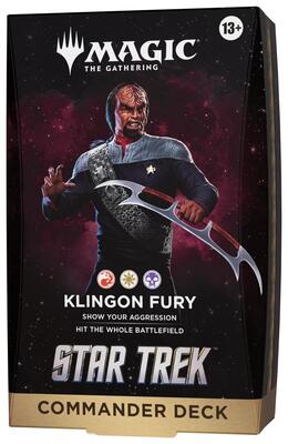 Star Trek Commander Deck - Klingon Fury card from Commander: Star Trek