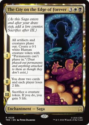 The City on the Edge of Forever card from Star Trek