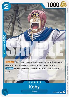 Koby card from Starter Deck 33: BLUE Kuzan
