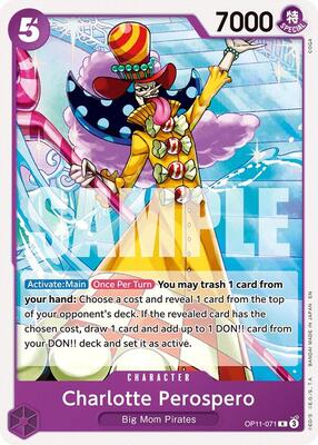 Charlotte Perospero card from Starter Deck 34: PURPLE Charlotte Katakuri