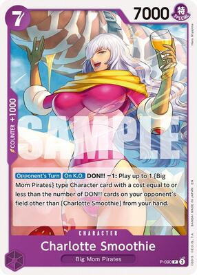 Charlotte Smoothie card from Starter Deck 34: PURPLE Charlotte Katakuri