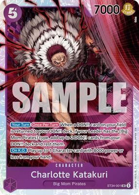 Charlotte Katakuri (ST34-001) card from Starter Deck 34: PURPLE Charlotte Katakuri