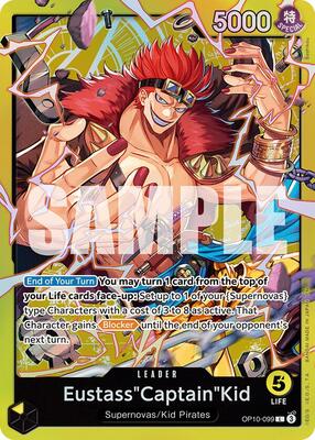Eustass"Captain"Kid (OP10-099) card from Starter Deck 36: YELLOW Eustass"Captain"Kid
