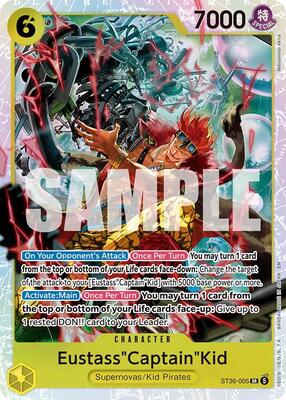 Eustass"Captain"Kid (ST36-005) card from Starter Deck 36: YELLOW Eustass"Captain"Kid
