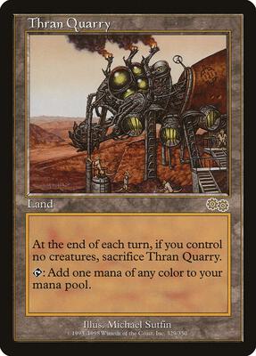 Thran Quarry card from Urza's Saga