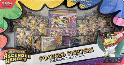 Ascended Heroes Focused Fighters Premium Collection (Sam's Club) card from ME: Ascended Heroes