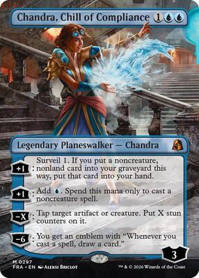 Chandra, Chill of Compliance (Borderless) card from Reality Fracture