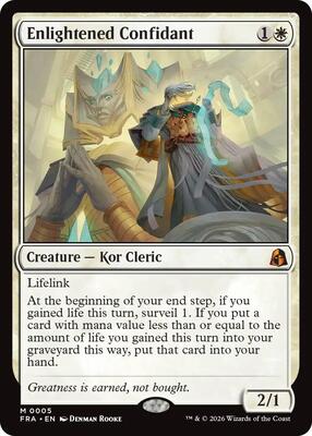 Enlightened Confidant card from Reality Fracture