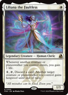 Liliana the Faultless card from Reality Fracture