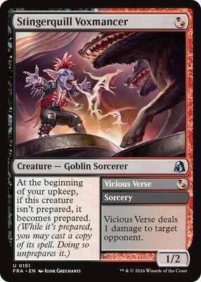 Stingerquill Voxmancer card from Reality Fracture