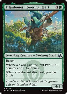 Titanbones, Towering Heart card from Reality Fracture