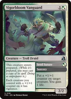 Vigorbloom Vanguard card from Reality Fracture