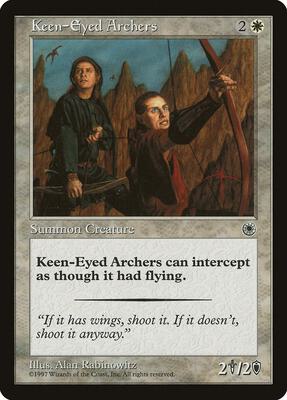 Keen-Eyed Archers card from Portal