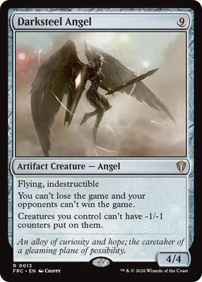 Darksteel Angel card from Commander: Reality Fracture