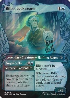 Bilbo, Luckwearer (Showcase) (Surge Foil) card from The Hobbit