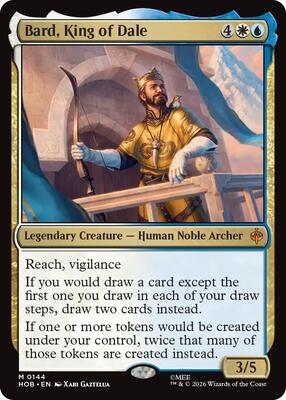 Bard, King of Dale card from The Hobbit