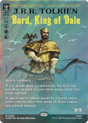 Bard, King of Dale (Borderless) (Surge Foil) card from The Hobbit