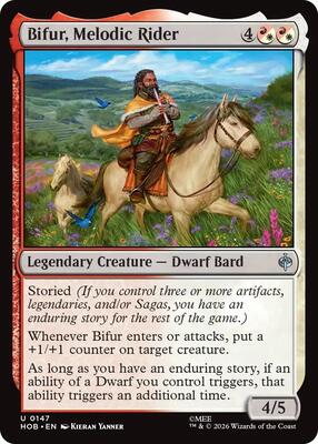 Bifur, Melodic Rider card from The Hobbit