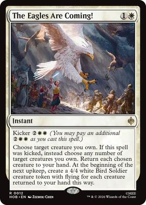 The Eagles Are Coming! card from The Hobbit