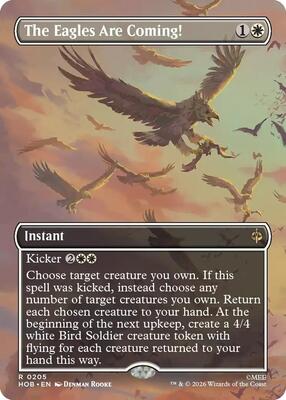 The Eagles Are Coming! (Borderless) card from The Hobbit