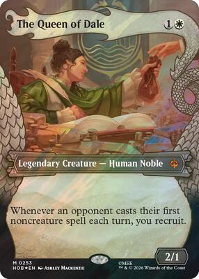 The Queen of Dale (Showcase) (Surge Foil) card from The Hobbit