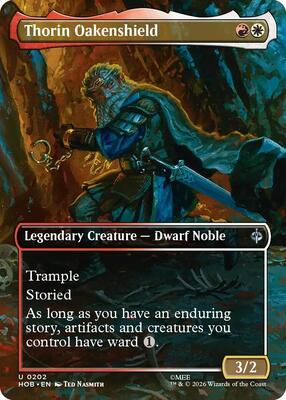 Thorin Oakenshield (Borderless) card from The Hobbit