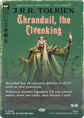 Thranduil, the Elvenking (Borderless) card from The Hobbit