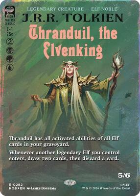 Thranduil, the Elvenking (Borderless) (Surge Foil) card from The Hobbit