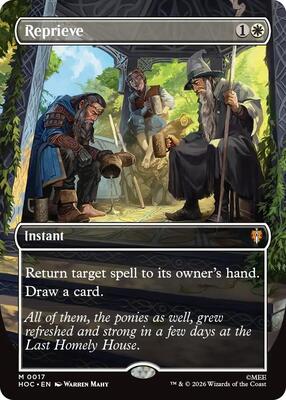 Reprieve (Borderless) card from The Hobbit: Eternal-Legal