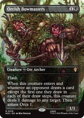 Orcish Bowmasters (Borderless) card from The Hobbit: Eternal-Legal