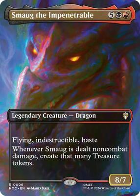 Smaug the Impenetrable (Borderless) card from The Hobbit: Eternal-Legal