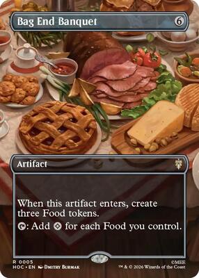 Bag End Banquet (Borderless) card from The Hobbit: Eternal-Legal