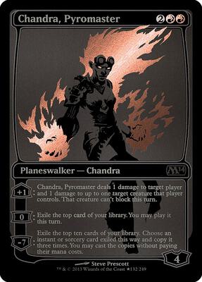 Chandra, Pyromaster (SDCC 2013 Exclusive) card from Media Promos