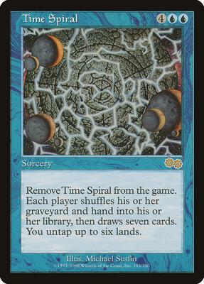 Time Spiral card from Urza's Saga