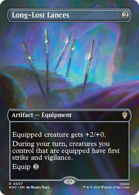Long-Lost Lances (Borderless) card from The Hobbit: Eternal-Legal