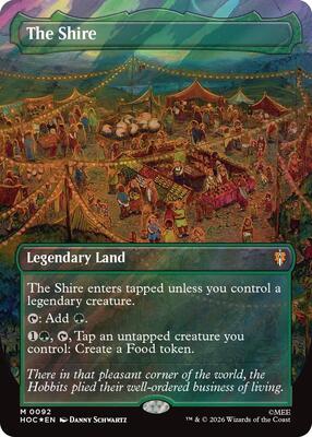 The Shire (Borderless) (Surge Foil) card from The Hobbit: Eternal-Legal